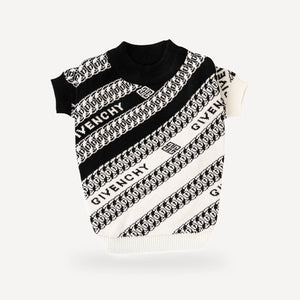Monogram dog sweater inspired by Givenchy view 4