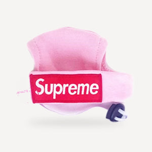 Beanie dog apparel inspired by Supreme view 5