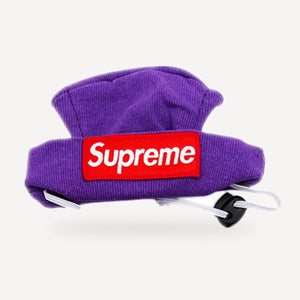 Beanie dog apparel inspired by Supreme view 6
