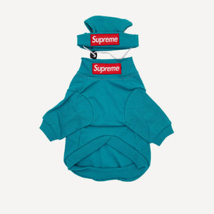 Sweatshirt dog hat inspired by Supreme view 4