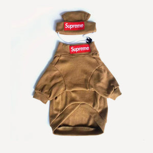 Sweatshirt dog hat inspired by Supreme view 7