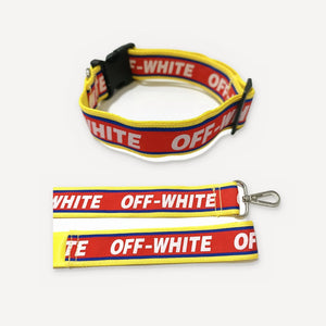 Street Savvy Harness Collar Leash dog set inspired by Off-White view 4