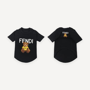 Bear Logo dog tee inspired by Fendi view 10