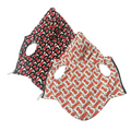 Brown and black Furberry monogram quilted dog vests Burberry style TB print flat lay