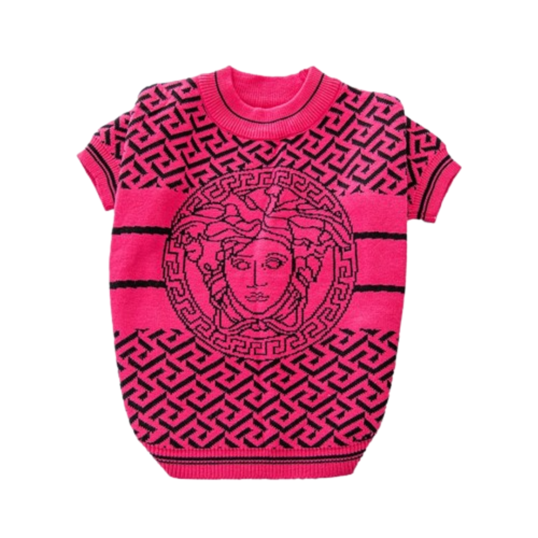 Pawsace Print Sweater