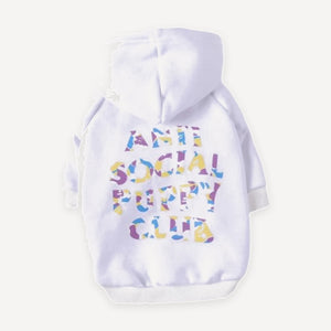 Gradient Logo dog hoodie inspired by Anti Social Social Club view 13