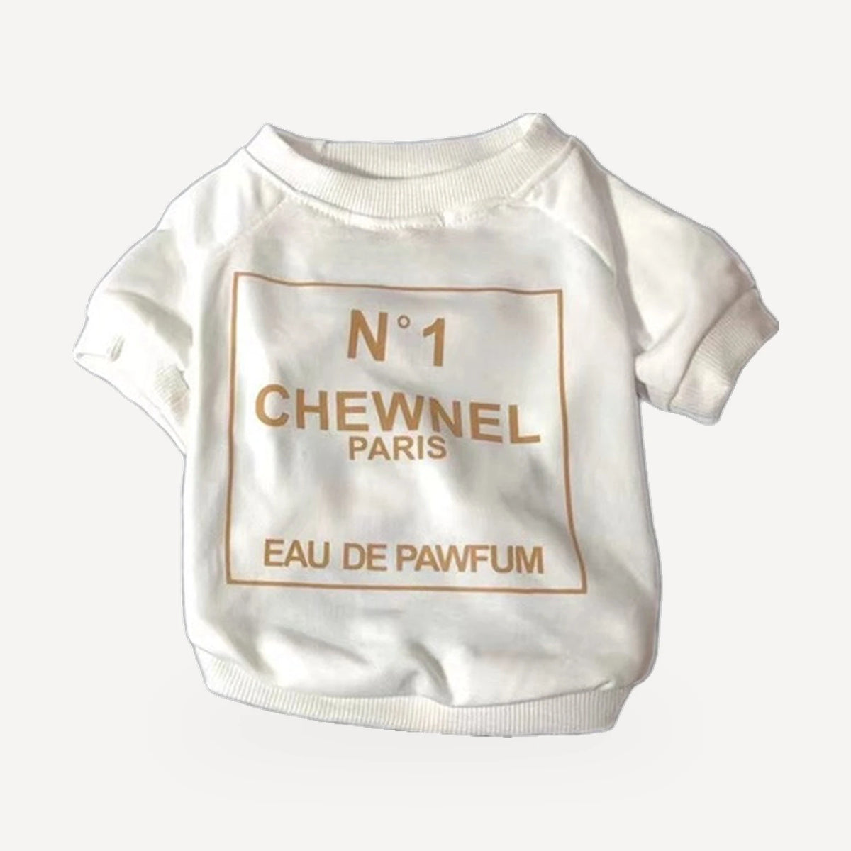 Eau De Pawfum dog shirt inspired by Chanel view 4