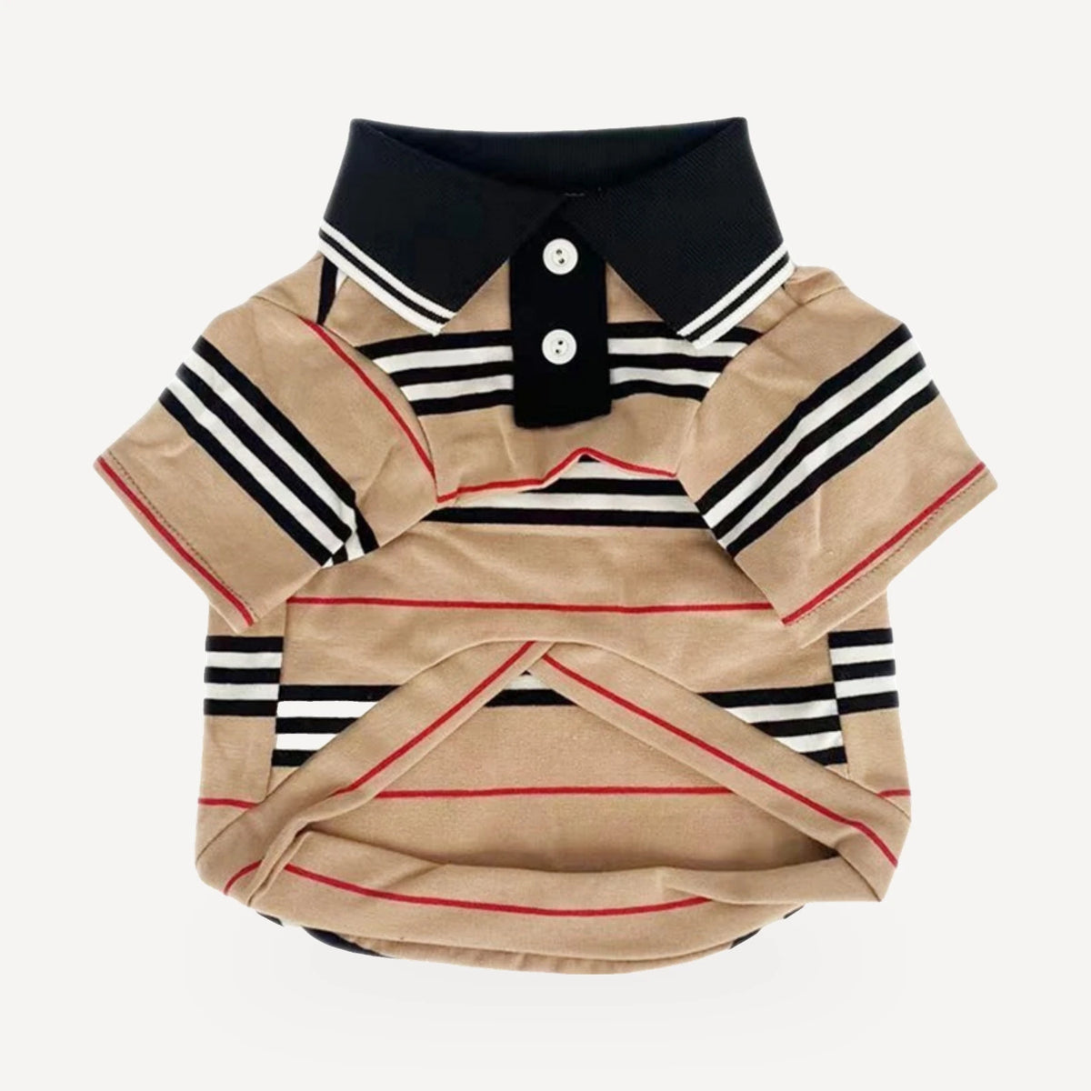 Stripe dog polo inspired by Burberry view 6