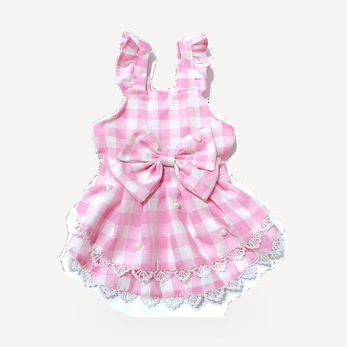 Pink Pupparazzi Designer dog dress view 5
