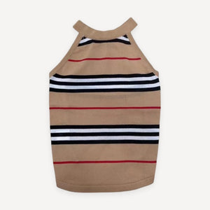 Icon Stripe dog dress inspired by Burberry