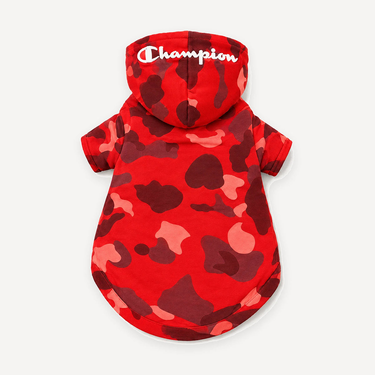 Blue Camo Print dog hoodie view 5