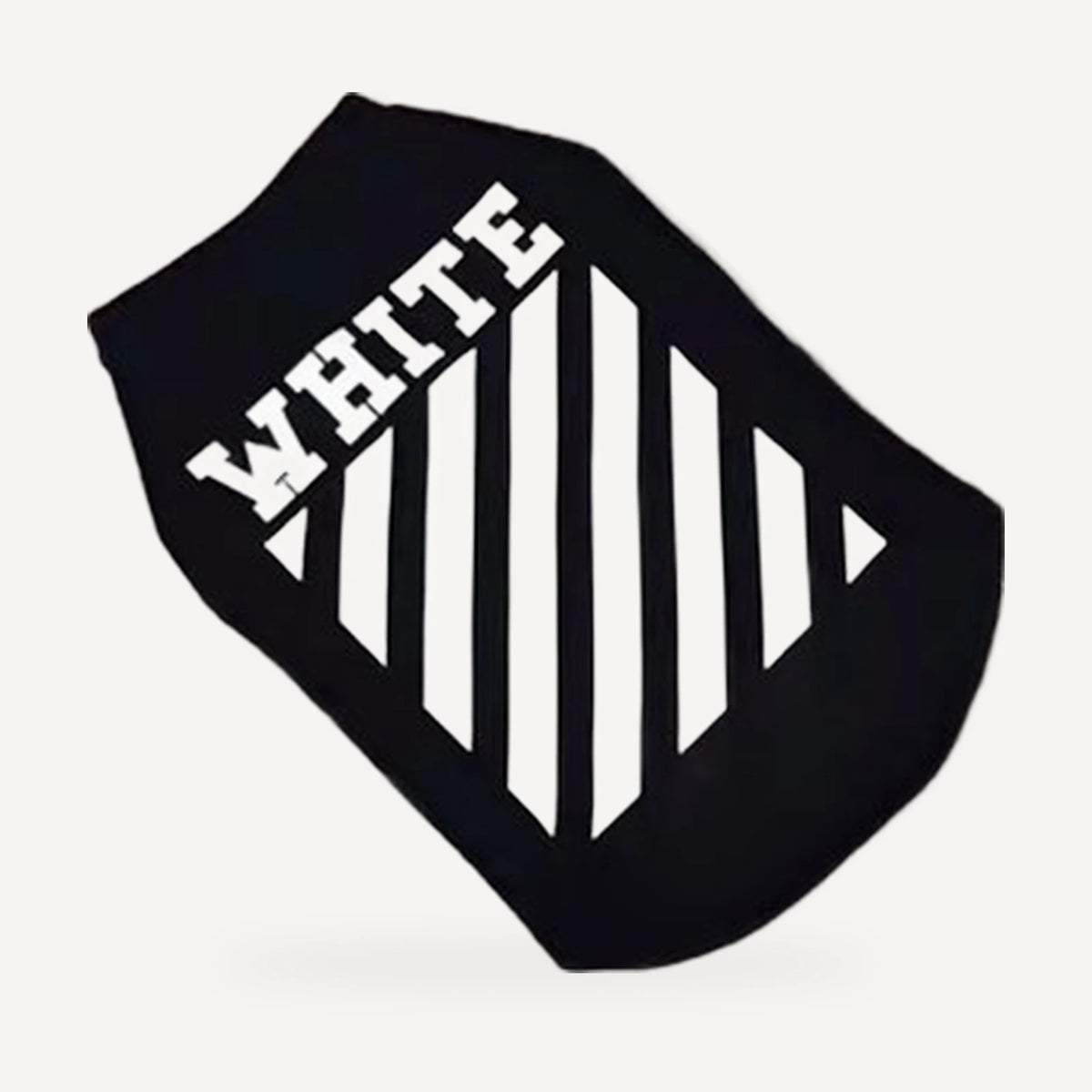 Woof-White Diagonal Stripe Tank product view