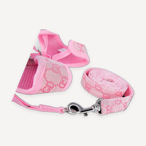 Monogram Harness & Leash dog set inspired by Louis Vuitton view 6