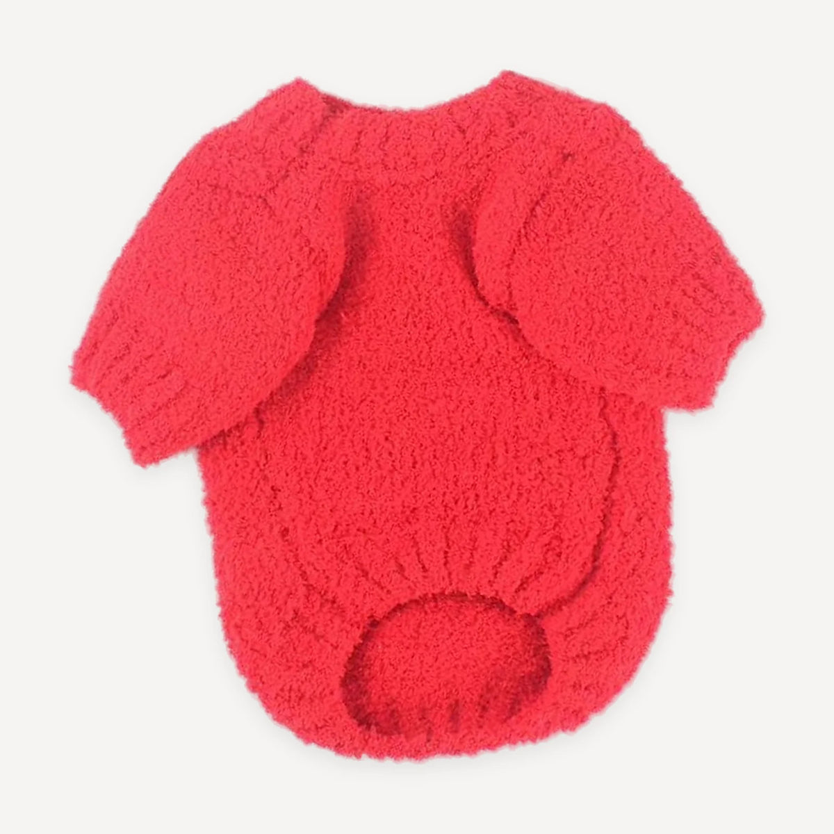 Navy Fluffy Logo dog sweater inspired by Chanel view 4