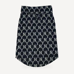 Navy NY Monogram Vest product view