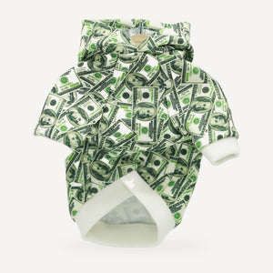 Pupreme Money Print Hoodie product view