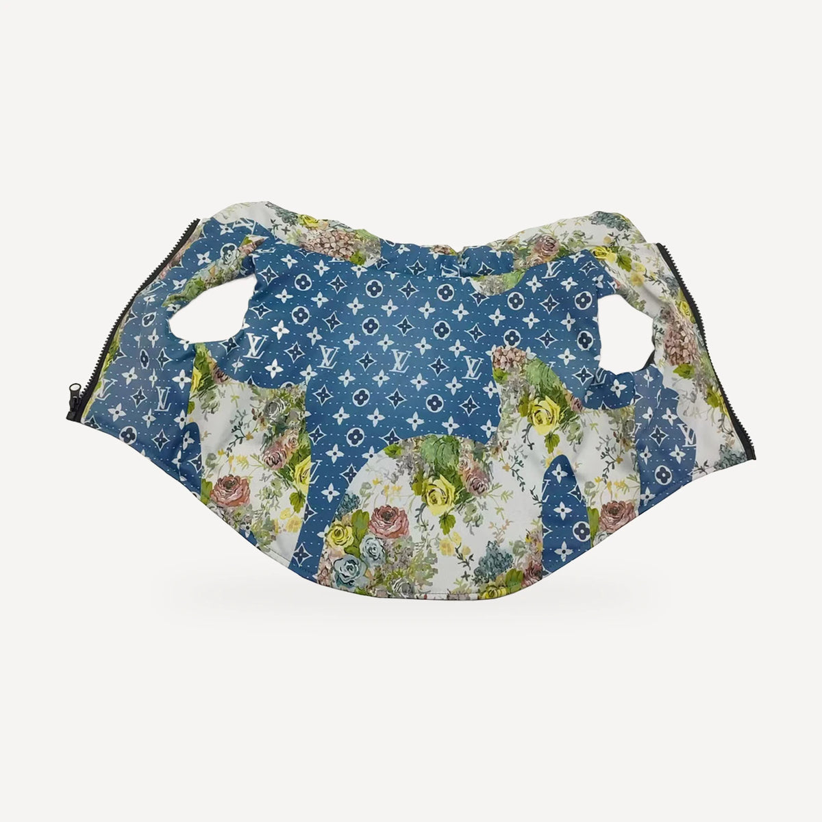 Chewy V Floral Patchwork Vest product view