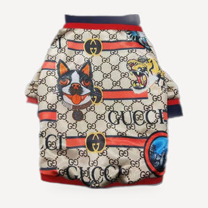 Pawcci Monogram Patch Bomber product view