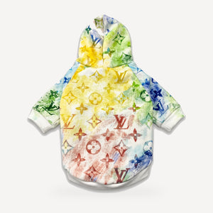 Chewy V Rainbow Monogram Hoodie