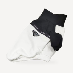 Pawda Colorblock Logo Sweater product view
