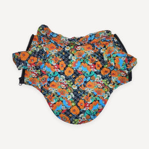 Floral dog vest inspired by Louis Vuitton