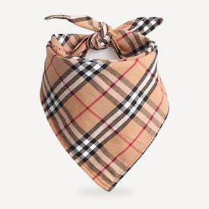 Check dog bandana inspired by Burberry view 4