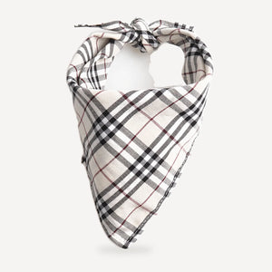Check dog bandana inspired by Burberry