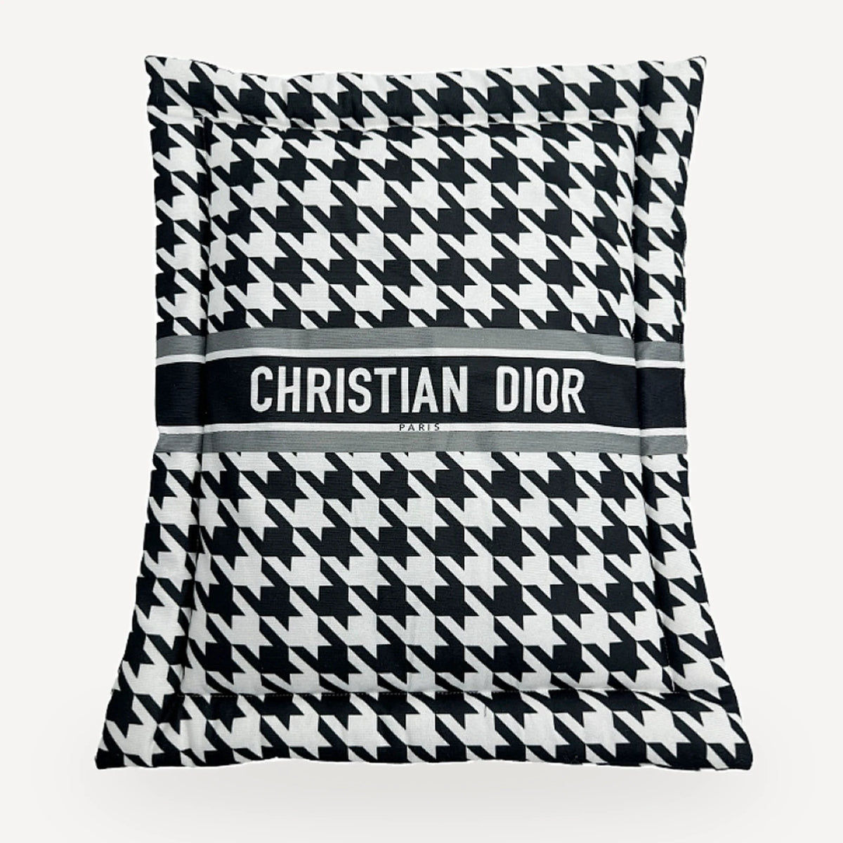 Houndstooth Dog Cushion dog apparel inspired by Dior