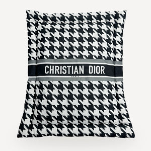 Houndstooth Dog Cushion dog apparel inspired by Dior