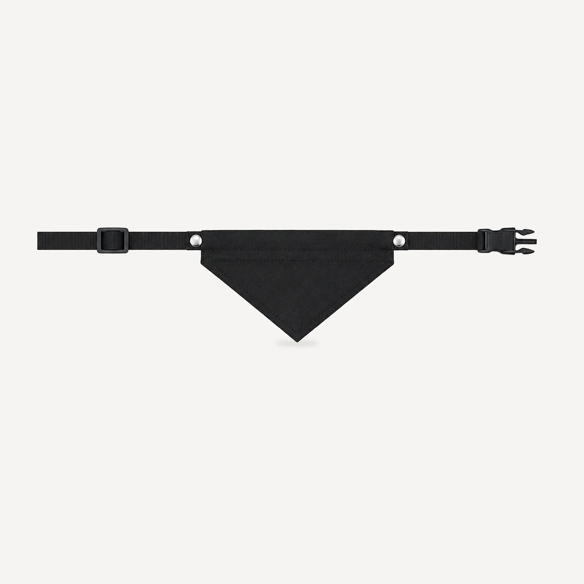 Black Bandana dog collar inspired by Prada view 3