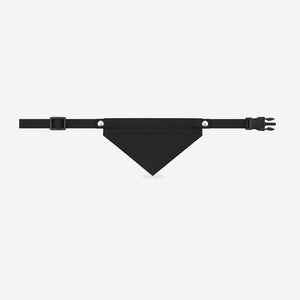 Black Bandana dog collar inspired by Prada view 3