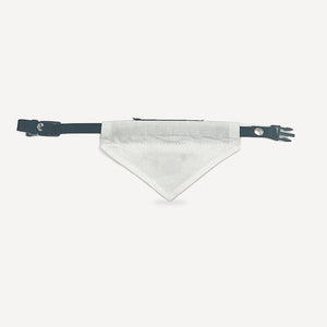 Black Bandana dog collar inspired by Prada view 2