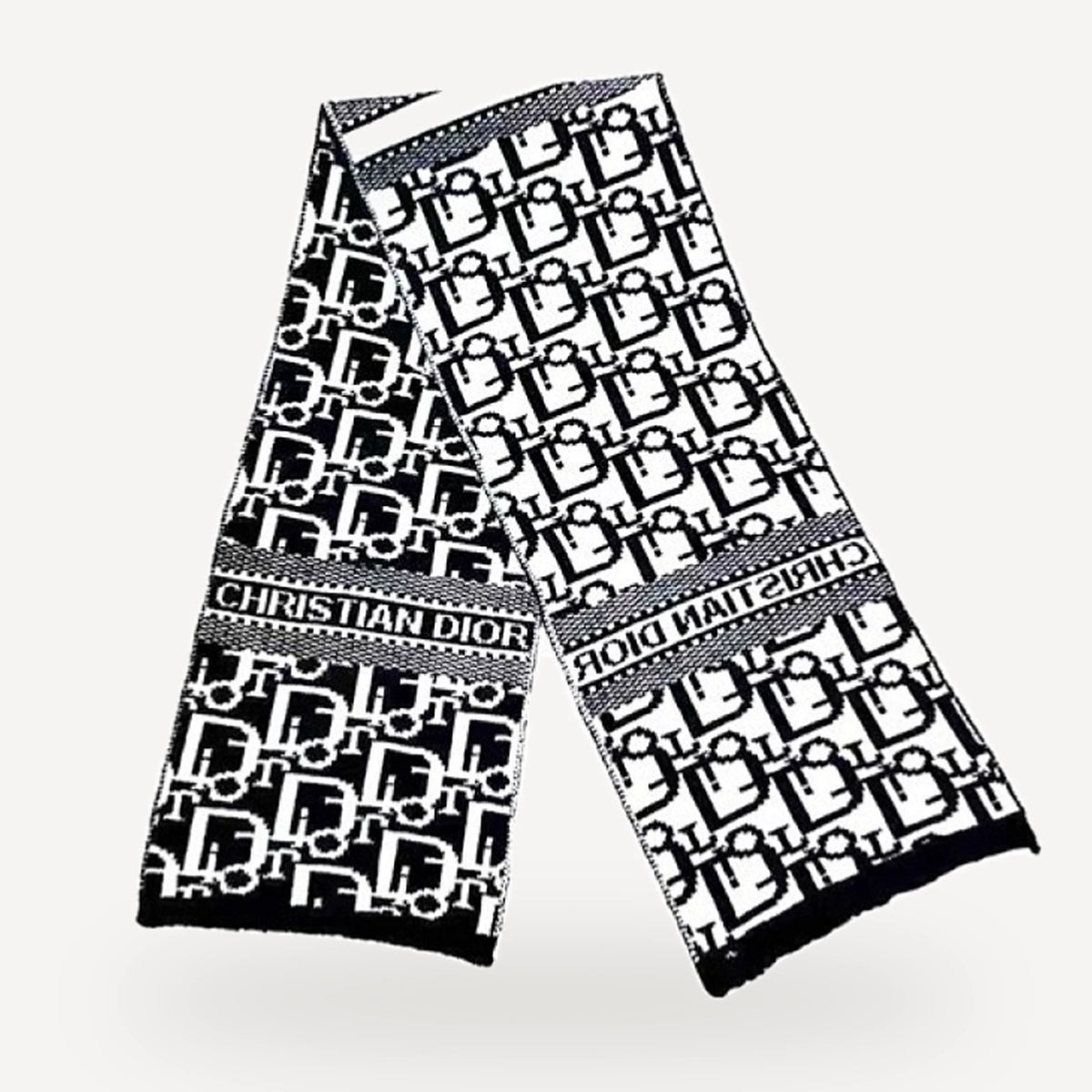 Oblique Skinny dog scarf inspired by Dior