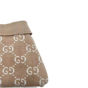 Pawcci Monogram Knit Polo detail
