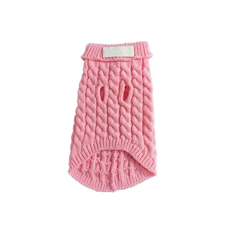 Stone Pawland Cable Knit Sweater