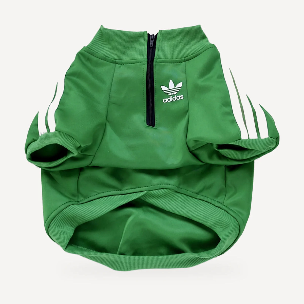 Adidog Half-Zip Track Jacket in green