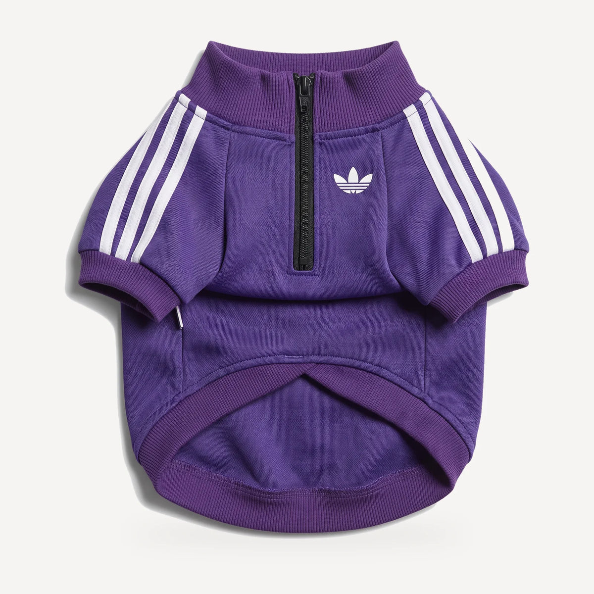 Adidog Half-Zip Track Jacket in purple