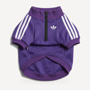 Adidog Half-Zip Track Jacket in purple