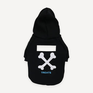 Diagonal Stripe dog hoodie inspired by Off-White view 3