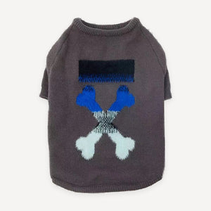 Diagonal Stripe Fleece dog vest inspired by Off-White view 3