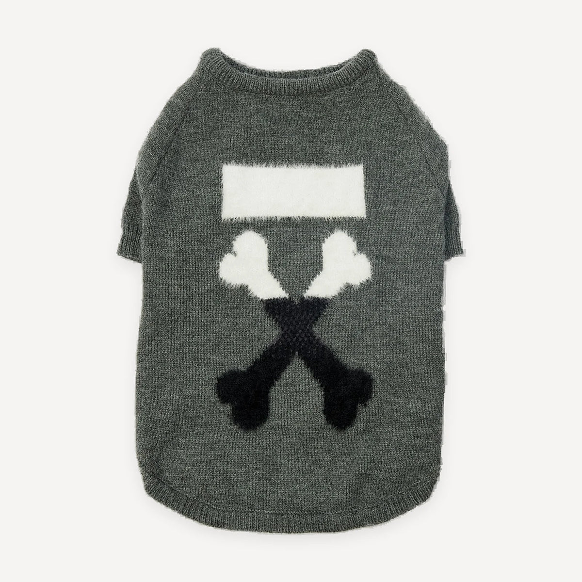 Diagonal Stripe Fleece dog vest inspired by Off-White view 2