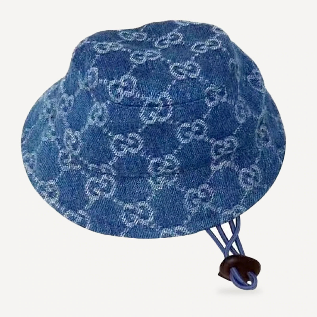 Monogram dog bucket hat inspired by Gucci view 2