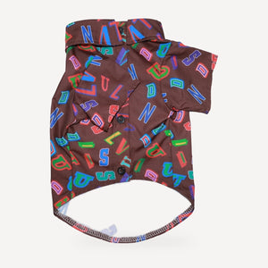 Chewy V Neon Letter Shirt product view