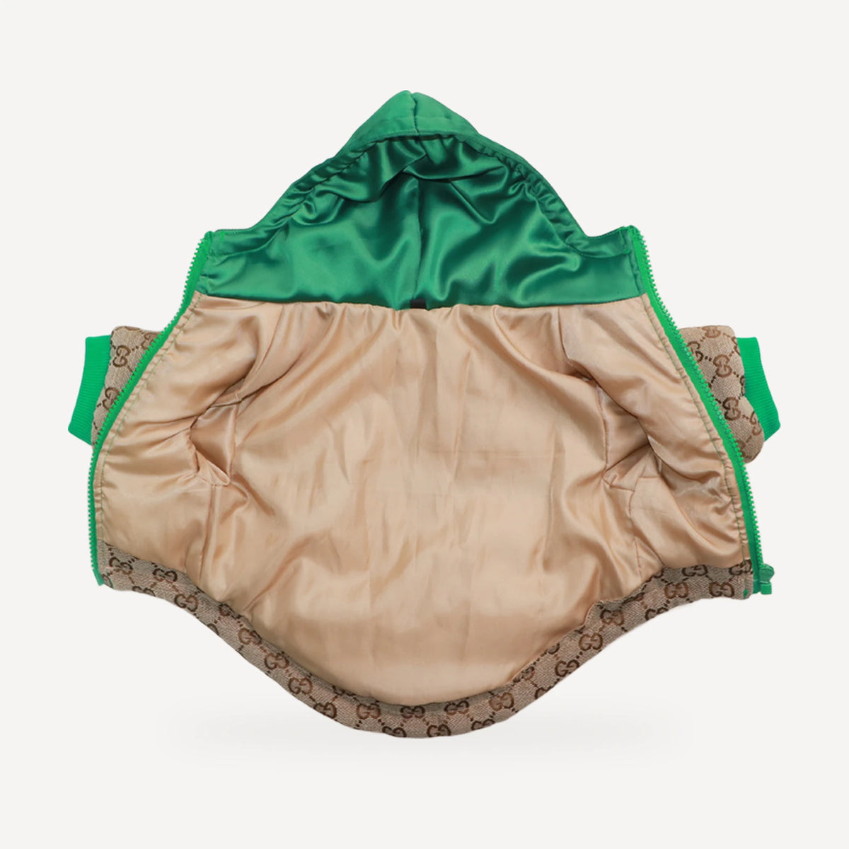 Pawcci Green Hooded Jacket product view