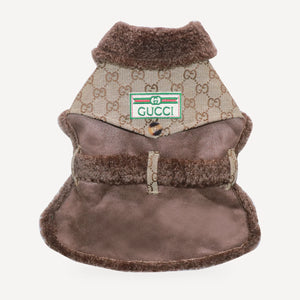 Pawcci Monogram Shearling Vest product view