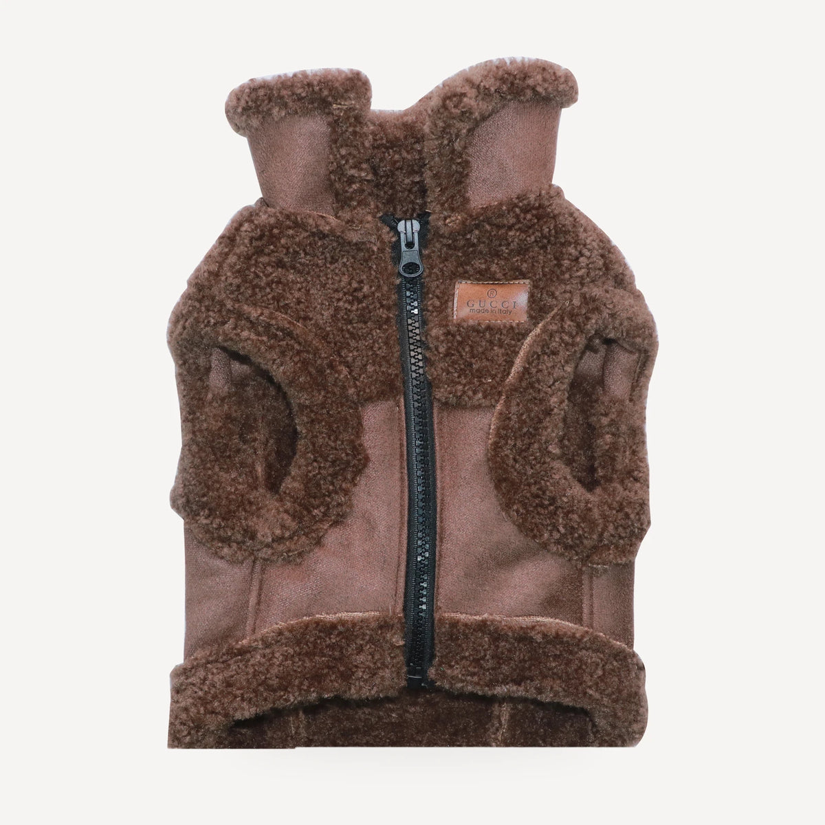 Pawcci Shearling Zip Vest product view