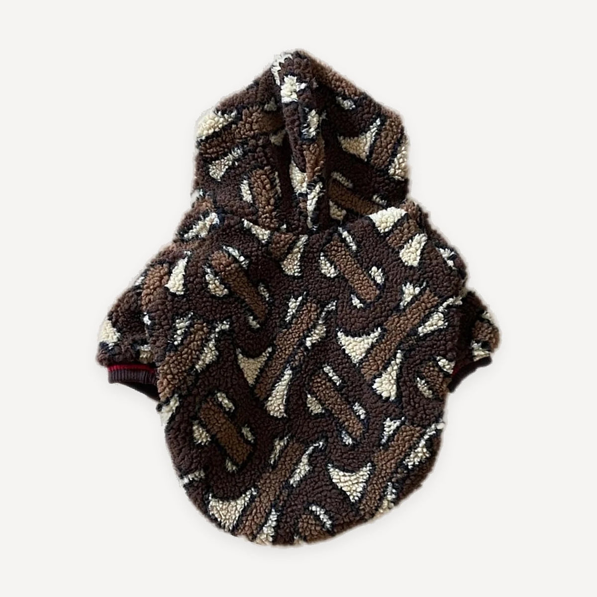 Check Teddy Fleece dog jacket inspired by Burberry view 4