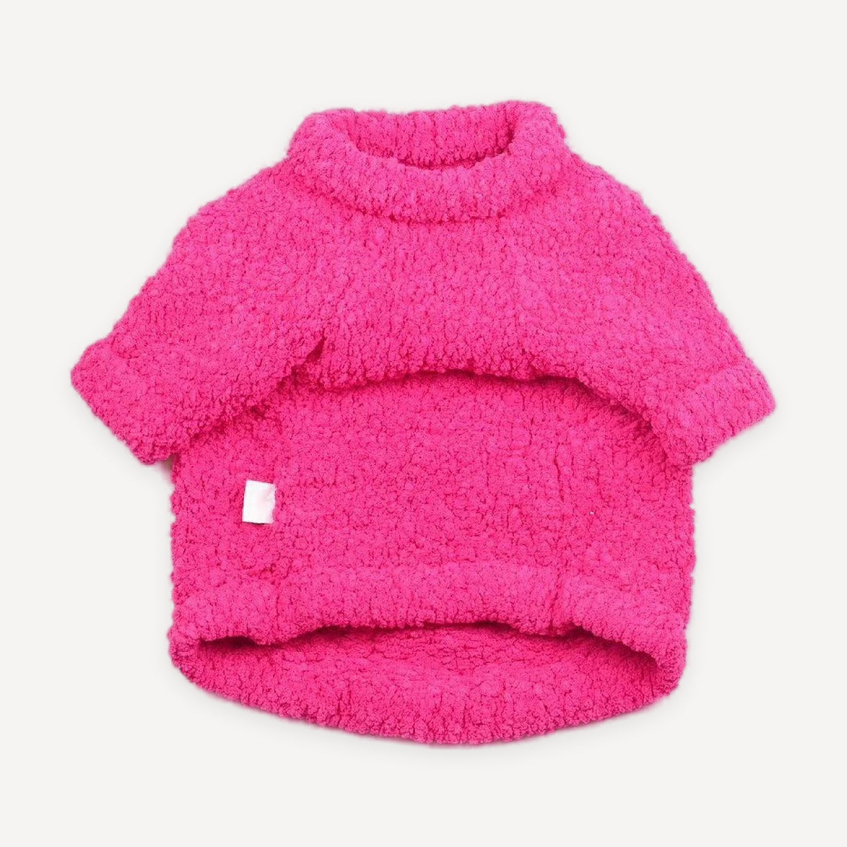 Pink Fluffy Logo dog sweater inspired by Chanel view 3
