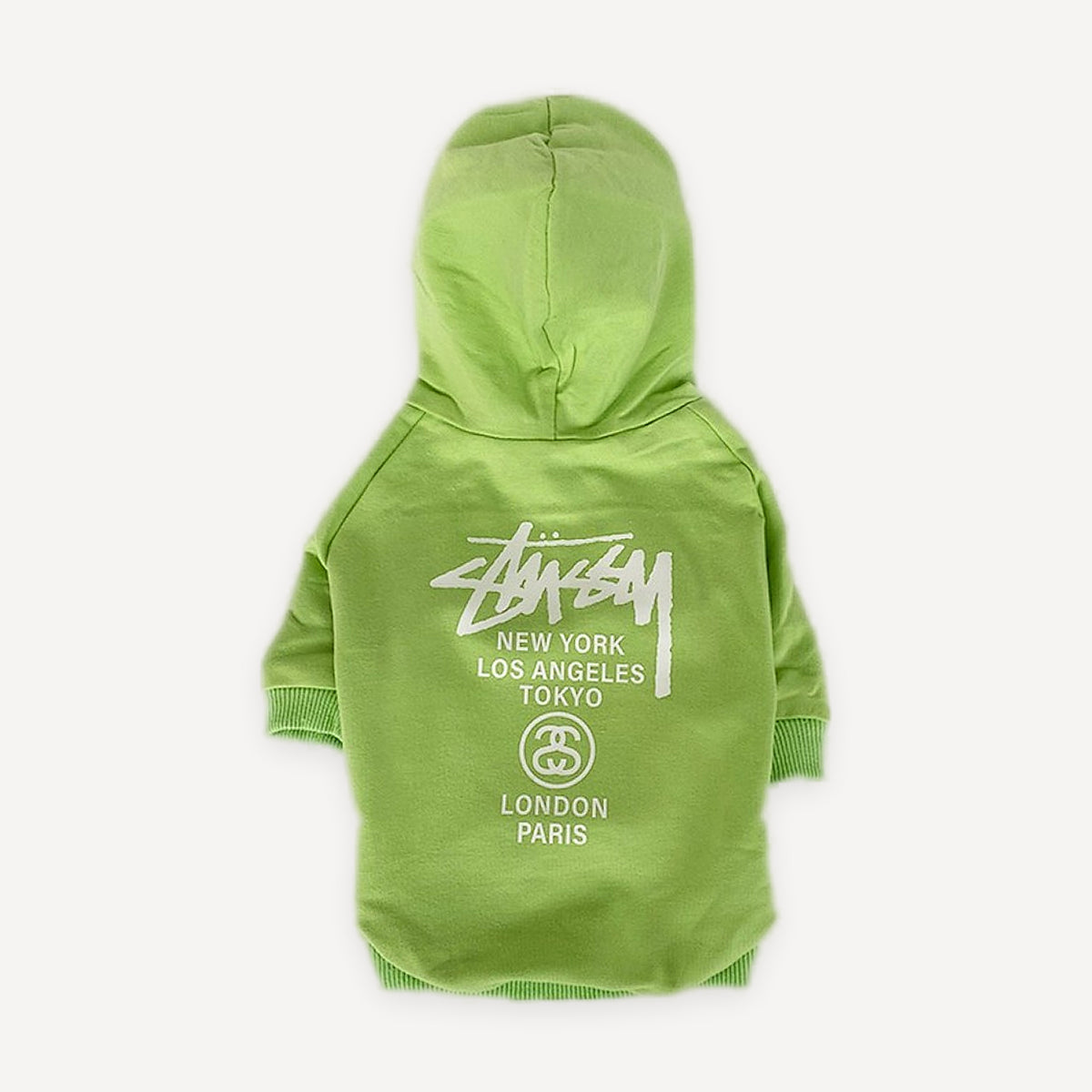 Scruffy World Tour dog hoodie view 5