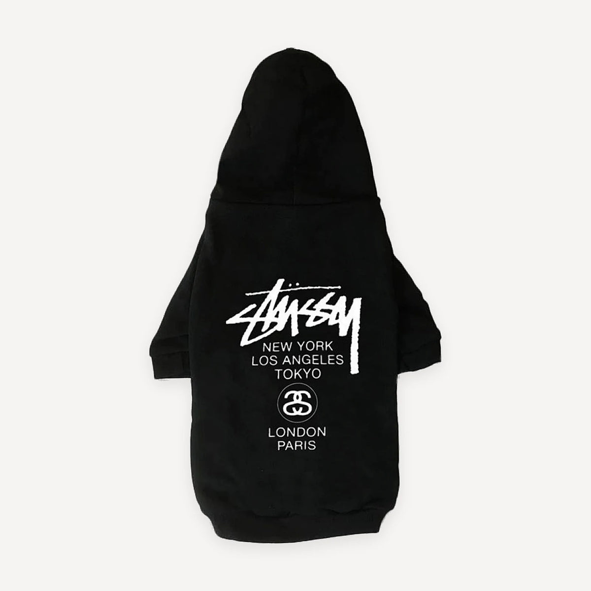 Scruffy World Tour dog hoodie view 9